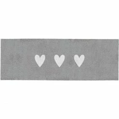 Besorgen ???? Eulenschnitt Herzen Fußmatten-Läufer Indoor & Outdoor - Ca. 150x50x0,5 Cm - Grau ⭐