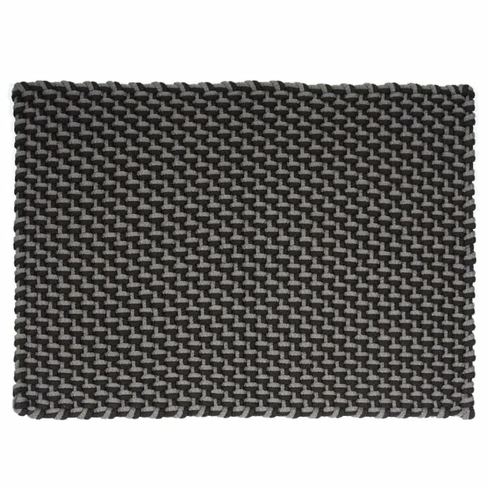 Schlussverkauf ???? PAD POOL DUO COLOR Fußmatte In/outdoor - 52x72 Cm - Stone-black ???? 1 Schlussverkauf ???? PAD POOL DUO COLOR Fußmatte In/outdoor - 52x72 Cm - Stone-black ????