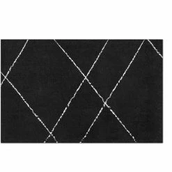 Angebote ???? Eulenschnitt Lines Fußmatte Indoor & Outdoor - Ca. 45x75x1 Cm - Schwarz ????