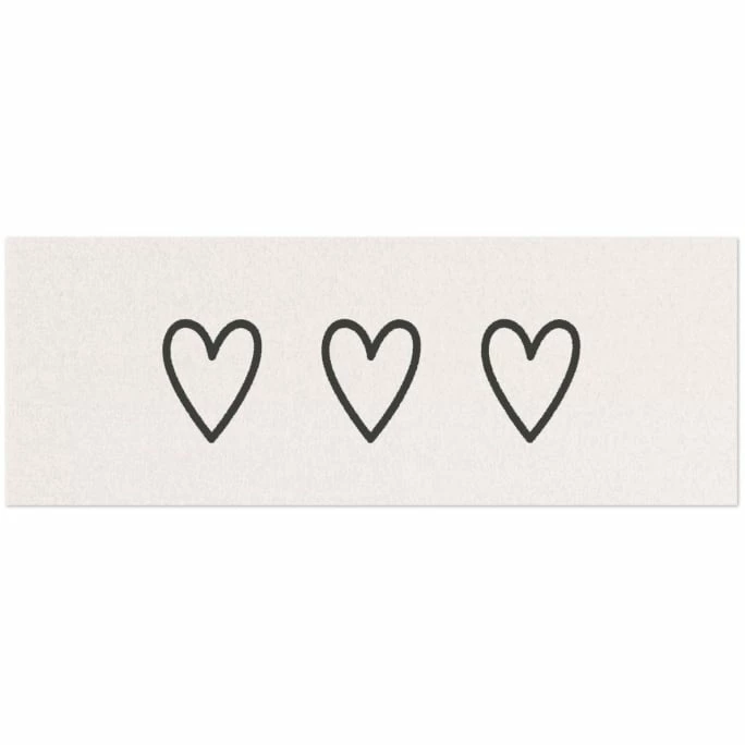 Eulenschnitt Herzen Fußmatte Indoor & Outdoor - ca. 25x75x1 cm - creme Aktion ???? Eulenschnitt Herzen Fußmatte Indoor & Outdoor - Ca. 25x75x1 Cm - Creme ✨ -House Nordic Shop unnamed file 3544