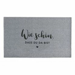 Neu ???? Eulenschnitt Wie Schön Fußmatte Indoor & Outdoor - Ca. 67x120x0,5 Cm - Grau ⭐
