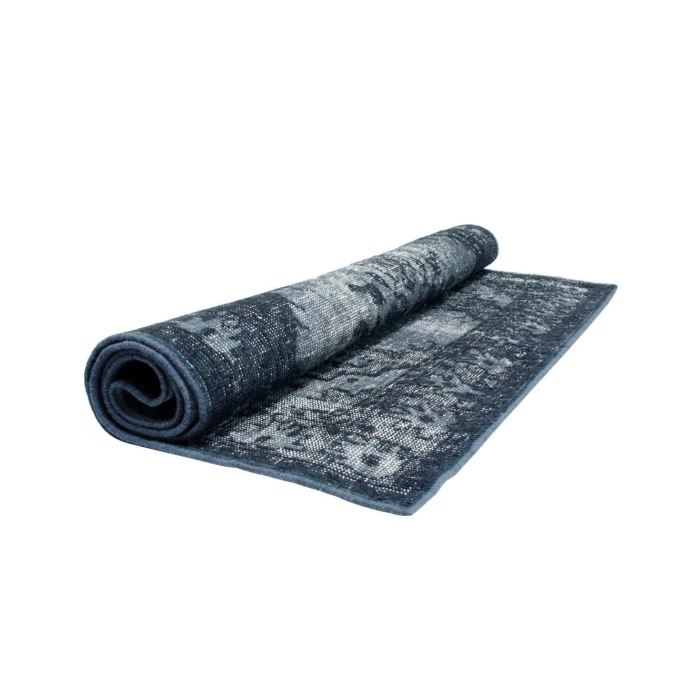 Auslauf ???? HK Living Extra Overdyed Teppich - 180x280 Cm - Grey/blue ???? 1 Auslauf ???? HK Living Extra Overdyed Teppich - 180x280 Cm - Grey/blue ????