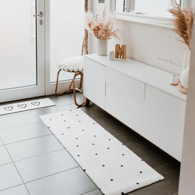 Besorgen ✔️ Eulenschnitt Punkte Fußmatten-Läufer Indoor & Outdoor - Ca. 150x50x1 Cm - Creme ⌛ 2 Besorgen ✔️ Eulenschnitt Punkte Fußmatten-Läufer Indoor & Outdoor - Ca. 150x50x1 Cm - Creme ⌛ – Bild 2