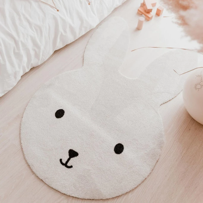 Eulenschnitt Hase Kinderteppich waschbar - ca. 67x107x0,5 cm - creme Angebote ???? Eulenschnitt Hase Kinderteppich Waschbar - Ca. 67x107x0,5 Cm - Creme ???? -House Nordic Shop unnamed file 3569