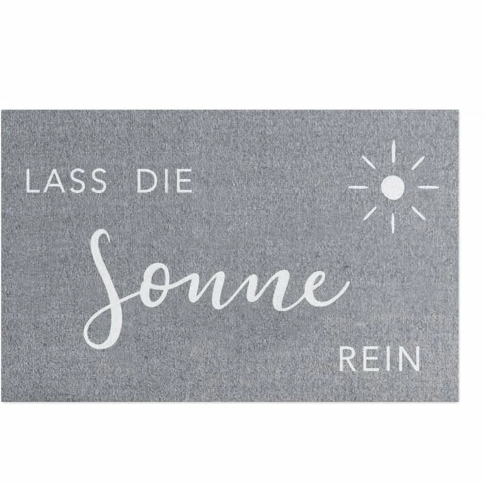 Eulenschnitt Sonne Fußmatte Indoor & Outdoor - ca. 45x75x1 cm - grau Billig ???? Eulenschnitt Sonne Fußmatte Indoor & Outdoor - Ca. 45x75x1 Cm - Grau ???? -House Nordic Shop unnamed file 3581
