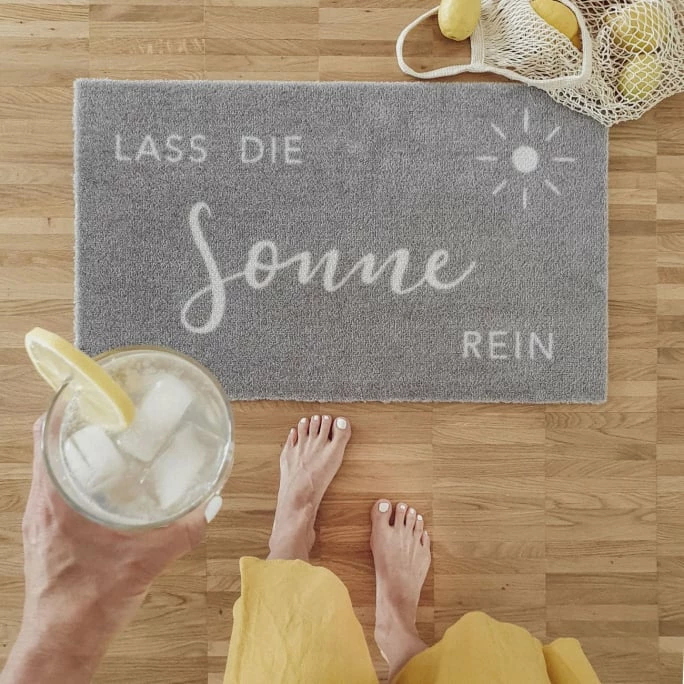 Eulenschnitt Sonne Fußmatte Indoor & Outdoor - ca. 45x75x1 cm - grau Billig ???? Eulenschnitt Sonne Fußmatte Indoor & Outdoor - Ca. 45x75x1 Cm - Grau ???? -House Nordic Shop unnamed file 3585