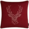 Am billigsten 🎉 Rohleder Home Collection Chalet My Deer Kissen Mit Füllung - 50x50 Cm - Berry 🎉