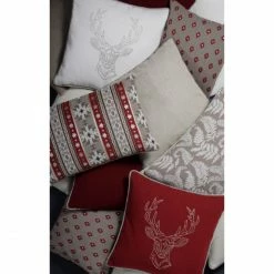 Am billigsten 🎉 Rohleder Home Collection Chalet My Deer Kissen Mit Füllung - 50x50 Cm - Berry 🎉 -House Nordic Shop unnamed file 3704