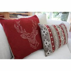 Am billigsten 🎉 Rohleder Home Collection Chalet My Deer Kissen Mit Füllung - 50x50 Cm - Berry 🎉 -House Nordic Shop unnamed file 3705