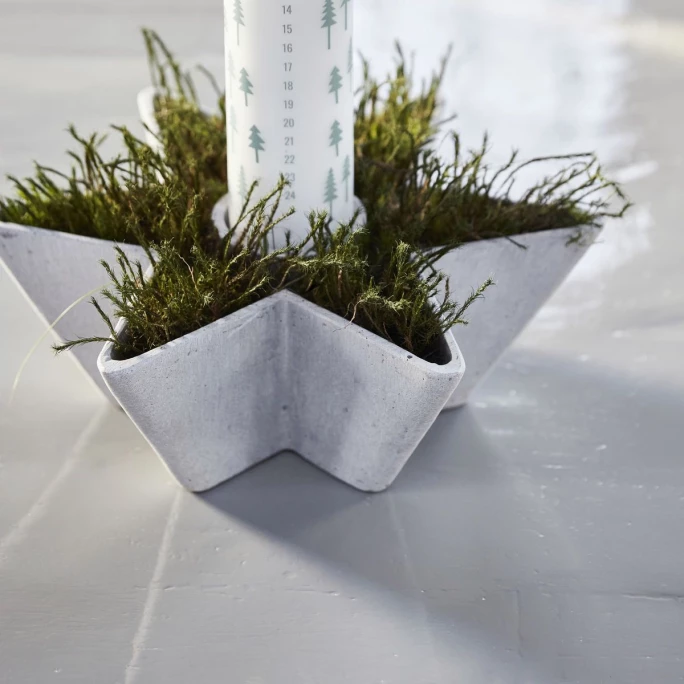 House Doctor Mold Star Kerzenständer - 30,5x27x10,5 cm - grau Bestes Angebot ???? House Doctor Mold Star Kerzenständer - 30,5x27x10,5 Cm - Grau ✨ -House Nordic Shop unnamed file 3727