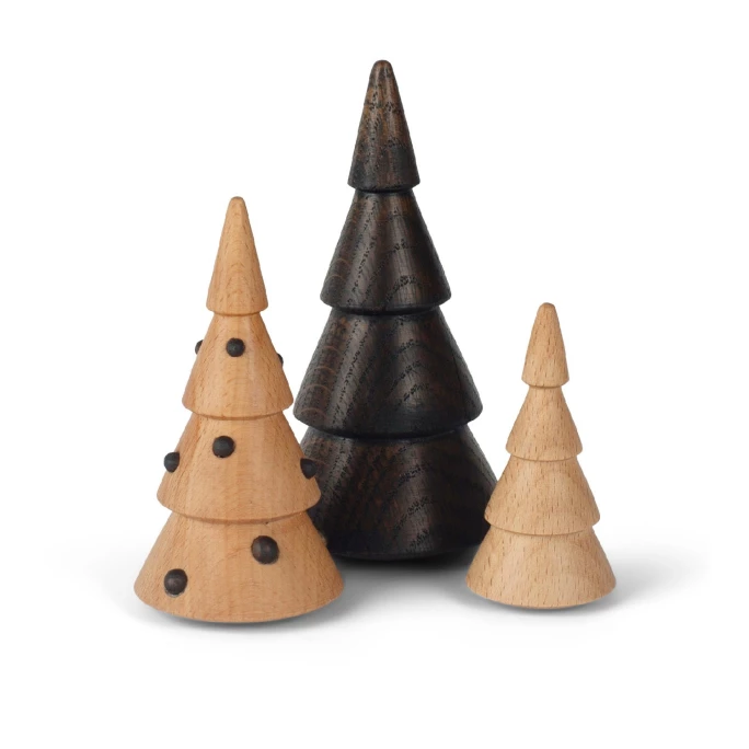 Am billigsten 👏 Spring Copenhagen Three 🎄 Christmas Trees Weihnachtsdeko - Höhe 12 Cm + 10 Cm + 8 Cm - Buche & Walnuss 😍 1 Am billigsten 👏 Spring Copenhagen Three 🎄 Christmas Trees Weihnachtsdeko - Höhe 12 Cm + 10 Cm + 8 Cm - Buche & Walnuss 😍