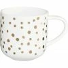 Bester Verkauf 👏 ASA Coppa Henkelbecher Golden Edition - 400 Ml - Ø 9,2 Cm - Höhe 9,5 Cm - Weiß - Golden Dots ✔️