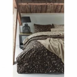 Blitzangebot ???? Riviera Maison Rivièra Maison Fauxy Fur Bettwäsche-Set - 135x200 / 80x80 Cm - Braun ???? -House Nordic Shop unnamed file 3795