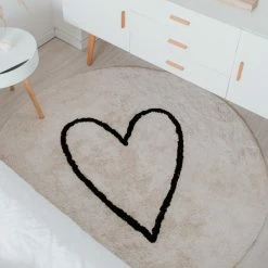 Blitzangebot ???? Eulenschnitt Webteppich Rund - Ca. Ø 140 Cm - Herz ✔️ -House Nordic Shop unnamed file 4