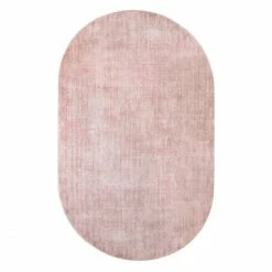 Schlussverkauf ✨ HK Living Oval Rug Teppich - 240x150 Cm - Nude ⌛