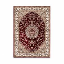 Rabatt ???? Kayoom Scotland Teppich - 80x150 Cm - Rot 1 ????