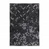 Schlussverkauf ???? Kayoom Spark 410 Teppich - 120x170 Cm - Schwarz / Silber ????