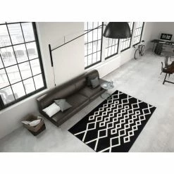 Rabatt ???? Kayoom Lina 400 Teppich - 200x290 Cm - Schwarz / Elfenbein 3 ???? -House Nordic Shop unnamed file 688