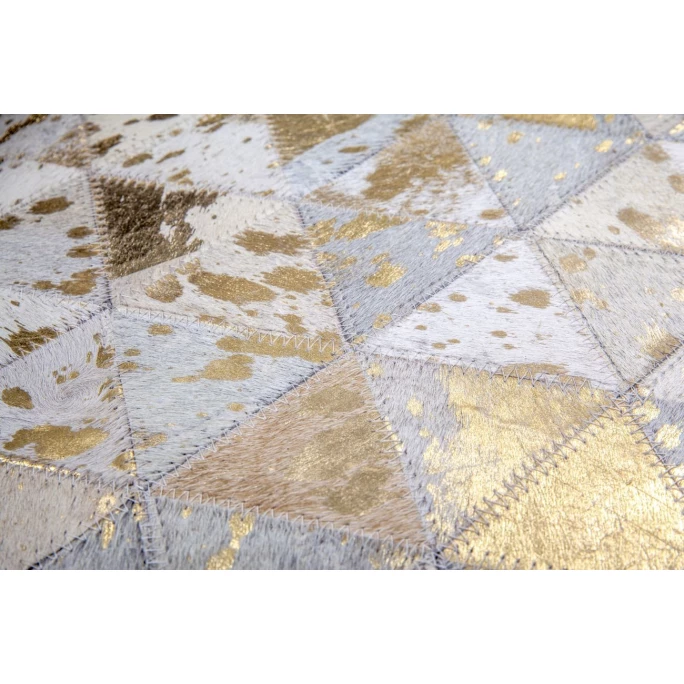 Rabatt ???? Kayoom Rocket 410 Patchwork-Teppich - 160x230 Cm - Elfenbein / Gold ???? 4 Rabatt ???? Kayoom Rocket 410 Patchwork-Teppich - 160x230 Cm - Elfenbein / Gold ???? – Bild 4