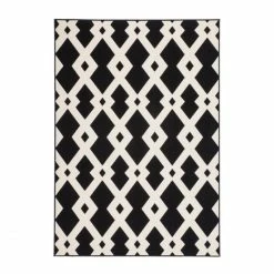 Aktion 🌟 Kayoom Now! 100 Teppich - 160x230 Cm - Schwarz / Weiß ⭐