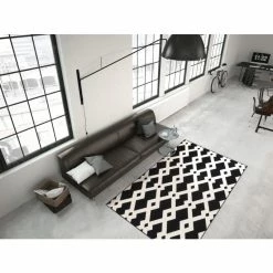 Aktion ???? Kayoom Now! 100 Teppich - 160x230 Cm - Schwarz / Weiß ⭐ -House Nordic Shop unnamed file 868